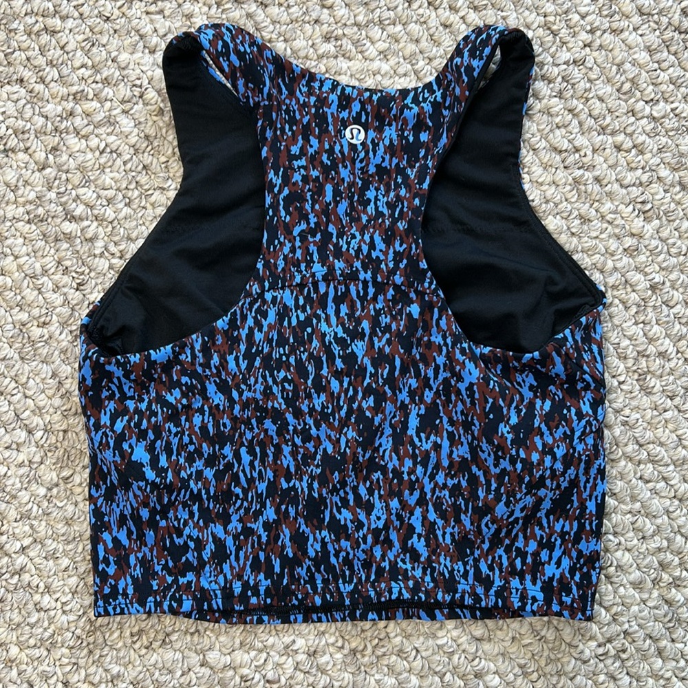 Lululemon Invigorate Train tank top-Blue-size 6 - Picture 5 of 9